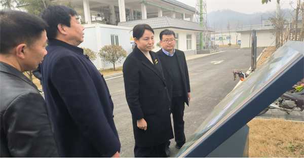 商南縣委副書記、縣長(zhǎng)劉華到水環(huán)境公司商南縣污水處理廠調(diào)研.jpg